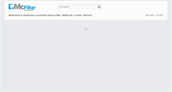 Desktop Screenshot of mcfilter.de